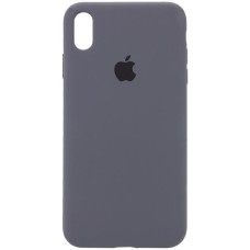 Силикон Original Square RoundCam Case Apple iPhone XS Max (19) Dark Grey