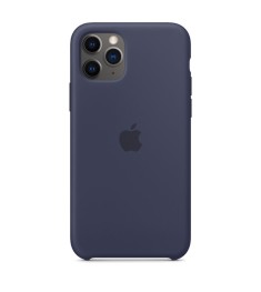 Силіконовий Оригінальний Чохол Круглої Форми Apple iPhone 11 Pro Max (09) Темно-..
