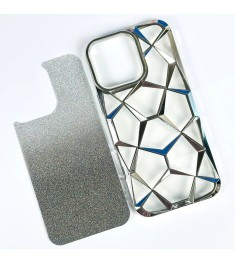Чохол 3D Prism Metal для Apple iPhone 14 Pro Max (Silver)