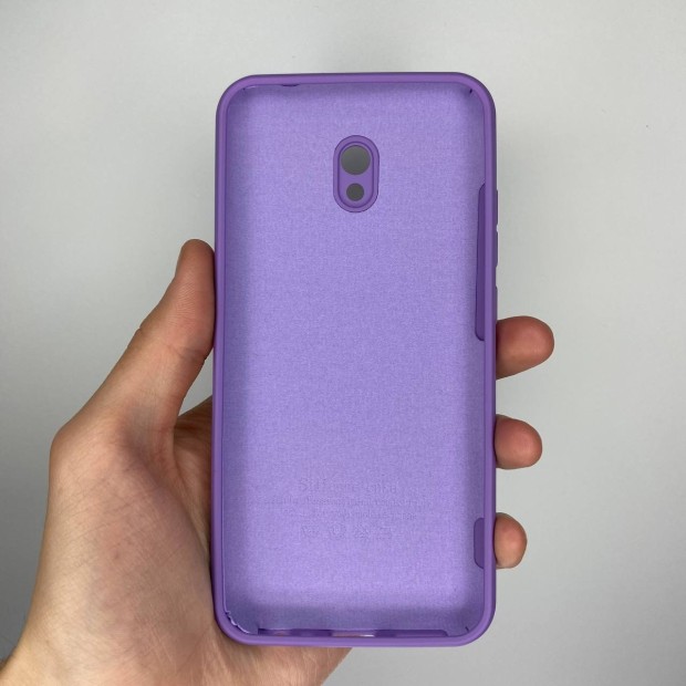 Силикон Original 360 Case Xiaomi Redmi 8А (ShutCam) (Лавандовый)