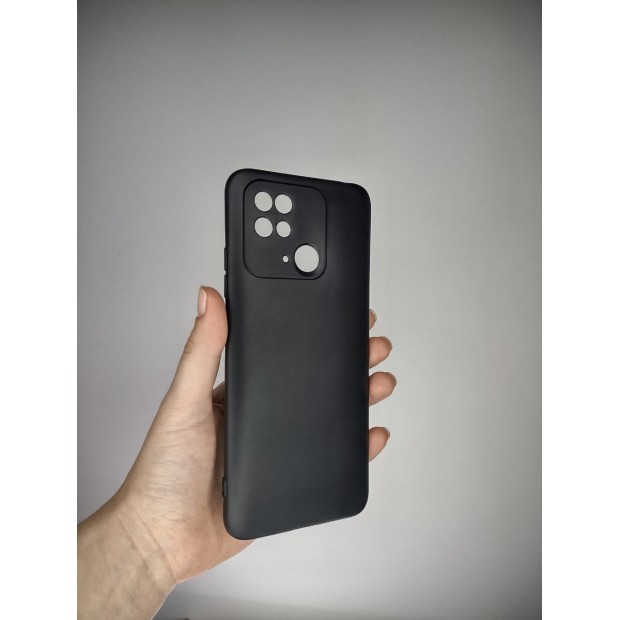 Силіконовий чохол Graphite Xiaomi Redmi 10C (ShutCam) (Чорний)