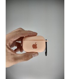 Футляр для навушників Slim Case Logo Apple AirPods Pro (Грейпфрут)