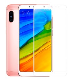 Захисне скло 5D Standard Xiaomi Redmi Note 5  /  Note 5 Pro Біле