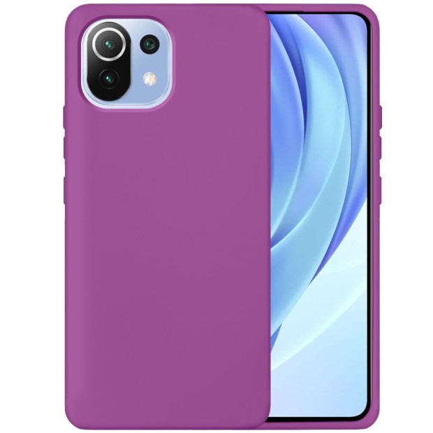 Силикон Original 360 Case Xiaomi Mi 11 (Сиреневый)