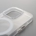 Силіконовий чохол Space Case MagSafe Apple iPhone 14 Pro (Прозорий)