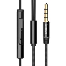 Проводные наушники-гарнитура вкладыши Baseus Enock H06 (Black)