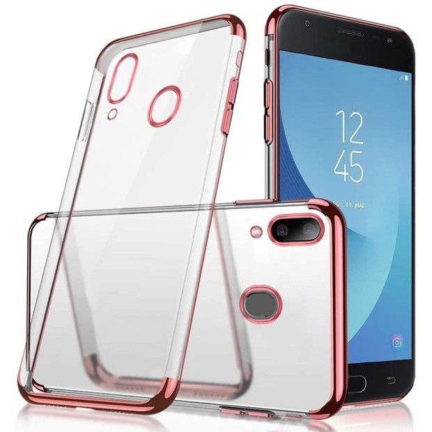 Силіконовий чохол UMKU Line для Samsung Galaxy M20 (рожевий)