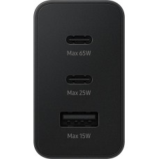 ЗП-адаптер Samsung 65W Power Adapter Trio (EU) (Чорний) (Оригінальна збірка)