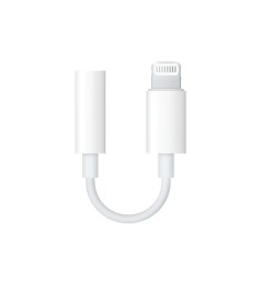 Перехідник Apple Lightning на 3.5 мм для навушників (MMX62) (Оригінальний склада..