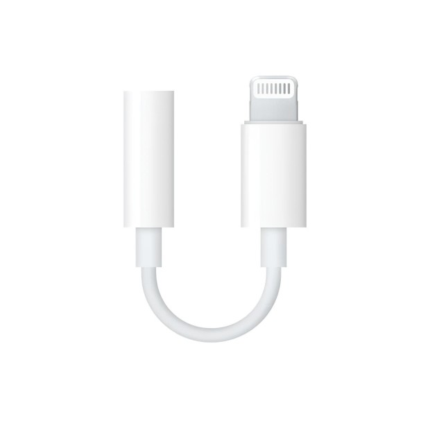Перехідник Apple Lightning на 3.5 мм для навушників (MMX62) (Оригінальний складальний) K