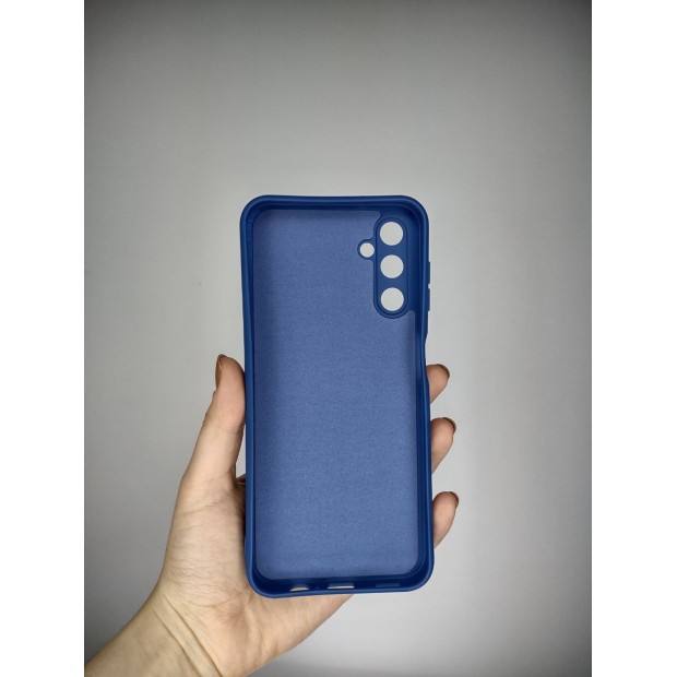 Силіконовий Original 360 Чохол для Samsung A14 (ShutCam) (Кобальт)