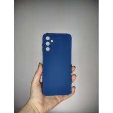 Силіконовий Original 360 Чохол для Samsung A14 (ShutCam) (Кобальт)