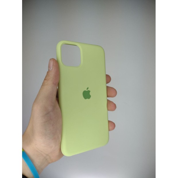 Силіконовий оригінальний чохол Apple для iPhone 11 Pro Max (Авокадо)