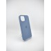 Силіконовий оригінальний чохол круглої форми для Apple iPhone 15 (зимовий блакитний)