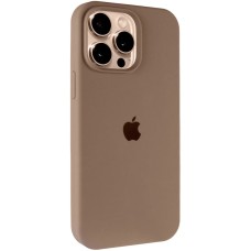 Силикон Original Round Case Apple iPhone 16 Pro Max (30) Milk Chocolate
