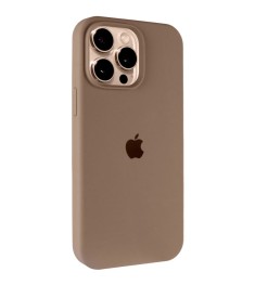 Силикон Original Round Case Apple iPhone 16 Pro Max (30) Milk Chocolate