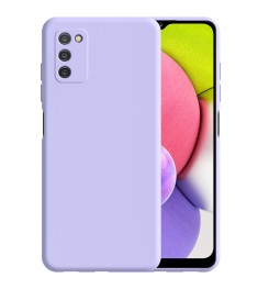 Силикон Original 360 Case Samsung Galaxy A03S (2021) (ShutCam) (Фиалковый)