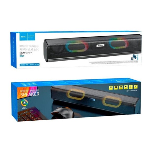 Портативная акустика Hoco BS49 RGB (Black)