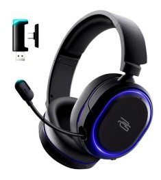 Бездротові ігрові накладні навушники-гарнітура Proove Gaming Rapture (Чорний) GH..