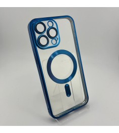 Чохол UMKU Shining з MagSafe для Apple iPhone 15 Pro Max (Кобальт)