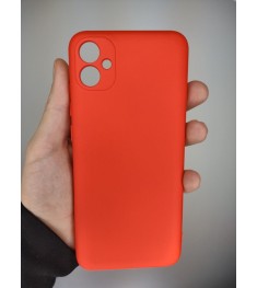 Силикон Original Case Samsung Galaxy A04E (2022) (ShutCam) (Красный)