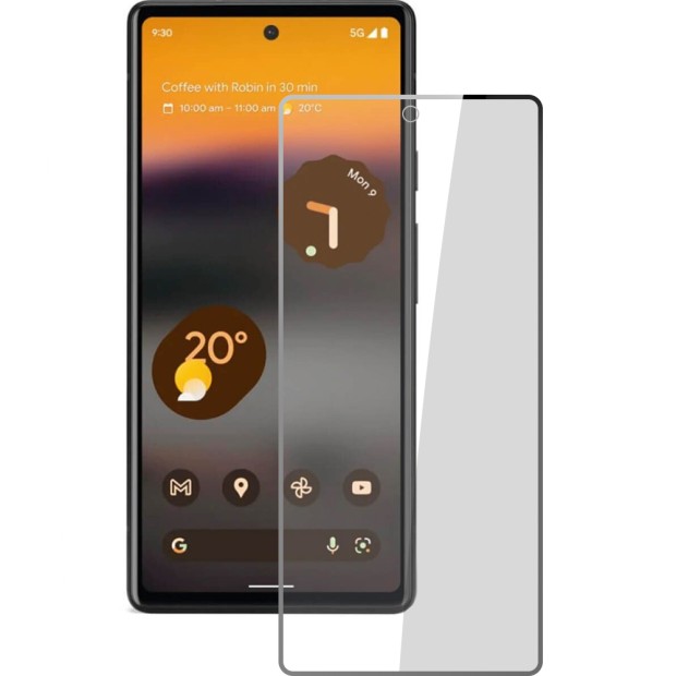 Захисне скло 5D Standard для Google Pixel 6A Чорне