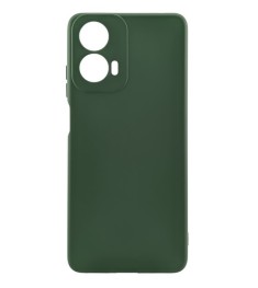 Силикон Original Motorola Moto G04 (ShutCam) (Тёмно-зелёный)