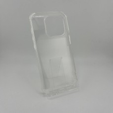 Силіконовий 6D Apple iPhone 15 Pro (Прозорий)