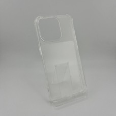 Силіконовий 6D Apple iPhone 15 Pro (Прозорий)