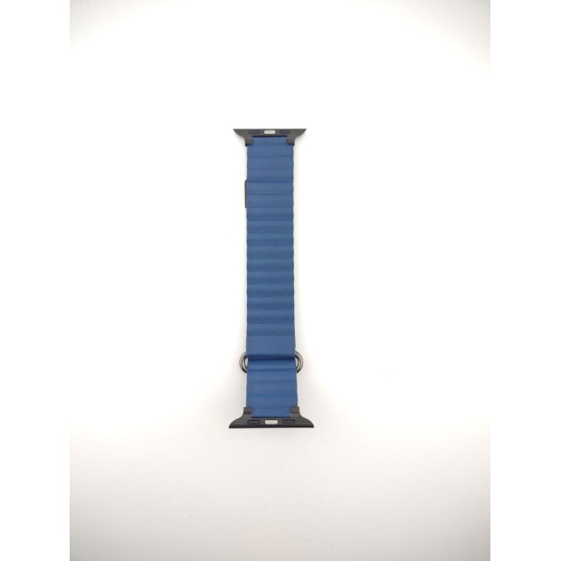 Ремешок Apple Watch Color Leather 38 / 40 / 41 mm (Blue) Ремешок Apple Watch Color Leather 38 / 40 / 41 mm (Blue)