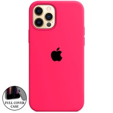 Силіконовий оригінальний круглий чохол для Apple iPhone 12 / 12 Pro (31) рожевий Barbie Силіконовий оригінальний круглий чохол для Apple iPhone 12 / 12 Pro (31) рожевий Barbie