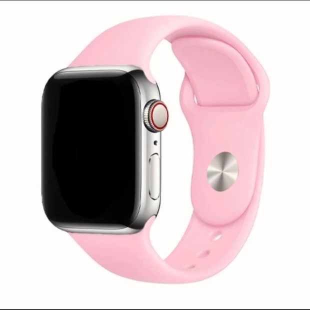 Ремешок Apple Watch Silicone 38 / 40 / 41mm (14) Pink