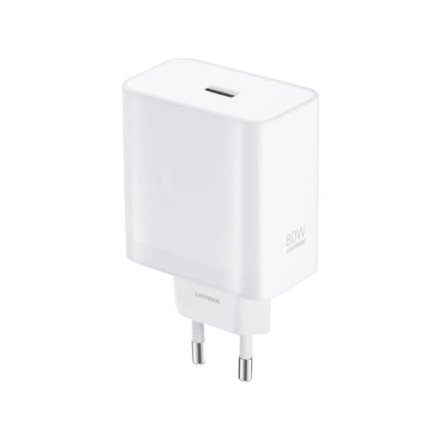 СЗУ-адаптер OPPO SUPERVOOC 80W 1USB (White) (Original Assembly) K
