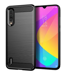 Силикон Polished Carbon Xiaomi Mi A3 (Чёрный)