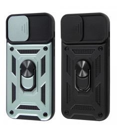 Бронь-чехол Ring Serge Armor ShutCam Case Xiaomi Redmi Note 14 Pro 5G (Зелёный)