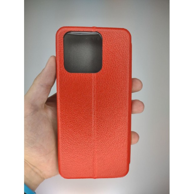 Чехол-книжка Оригинал Lite Xiaomi Redmi 12C / 11A (Красный)