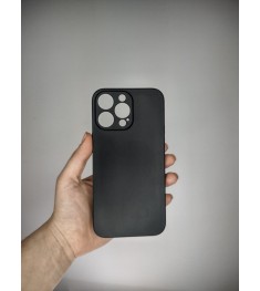 Силикон Graphite Apple iPhone 14 Pro Max (Чёрный)