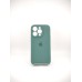 Силикон Original RoundCam Case Apple iPhone 14 Pro (55) Blackish Green