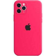 Силикон Original RoundCam Case Apple iPhone 11 Pro Max (31) Barbie Pink