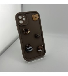 Чехол Pretty Things Case Apple iPhone 11 (Brown/Donut)