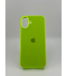 Силикон Original Round Case Apple iPhone 16 Plus (27) Grass Green