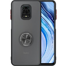 Накладка Totu Ring Armor Case Xiaomi Redmi Note 9s / Pro / Max (Чёрный)