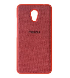 Силикон Textile Meizu M5c (Красный)