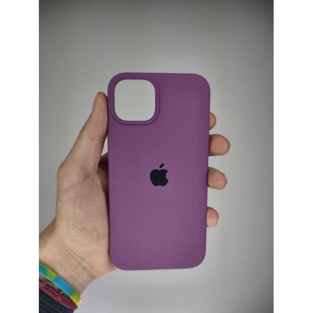 Силикон Original Round Case Apple iPhone 13 (28) Brinjal