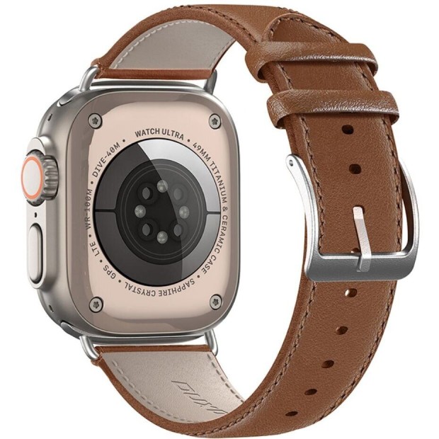 Ремешок Dux Leather Apple Watch 42 / 44 / 45 / 49mm (Brown)