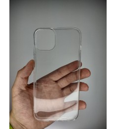 Чехол силиконовый WS Apple iPhone 15 Plus (Прозрачный)
