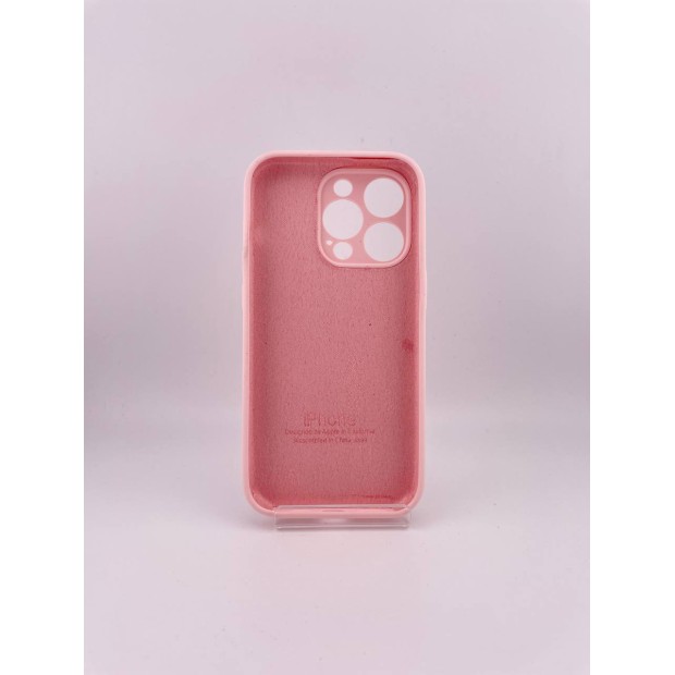 Силикон Original RoundCam Case Apple iPhone 14 Pro (76) Chalk Pink