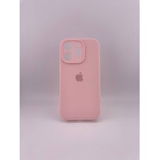 Силикон Original RoundCam Case Apple iPhone 14 Pro (76) Chalk Pink