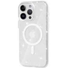 Накладка Blueo Crystal Pro Drop Resistance MagSafe Apple iPhone 16 Plus (Glitter Transparent)