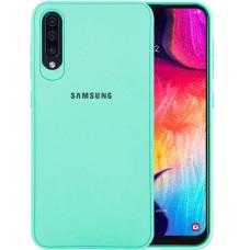 Силиконовый чехол Junket Case Samsung Galaxy A30s / A50 / A50s (2019) (Бирюзовый)